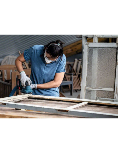 Papel de lija EXPERT C470 con 8 orificios para lijadoras orbitales 80 x 133 mm, G 240 10 unidades