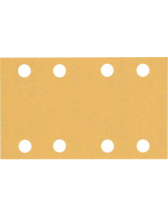 BOSCH EXPERT 2608900881 Papel de lija EXPERT C470 con 8 orificios para lijadoras orbitales 80 x 133 mm, G 120 10 unidades
