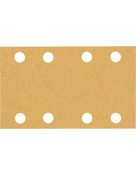 BOSCH EXPERT 2608900878 Papel de lija EXPERT C470 con 8 orificios para lijadoras orbitales 80 x 133 mm, G 60 10 unidades