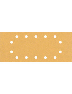 BOSCH EXPERT 2608900876 Papel de lija EXPERT C470 con 14 orificios para lijadoras orbitales 115 x 280 mm, G 100 10 unidades