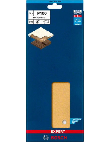 Papel de lija EXPERT C470 con 14 orificios para...