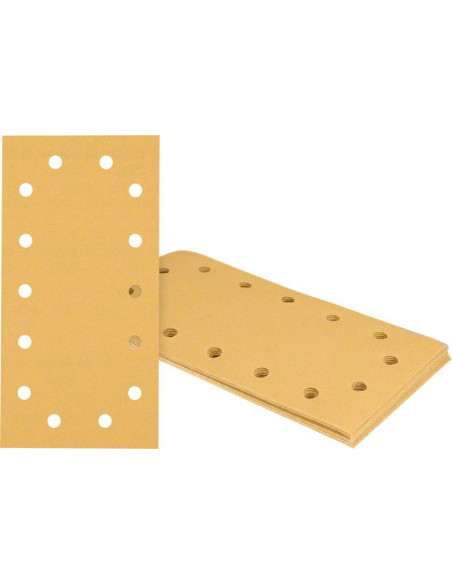 Papel de lija EXPERT C470 con 8 orificios para lijadoras orbitales 93 x 230 mm, G 100 10 unidades