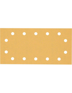BOSCH EXPERT 2608900863 Papel de lija EXPERT C470 con 14 orificios para lijadoras orbitales 115 x 230 mm, G 120 10 unidades