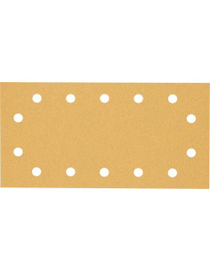 BOSCH EXPERT 2608900862 Papel de lija EXPERT C470 con 14 orificios para lijadoras orbitales 115 x 230 mm, G 80 10 unidades