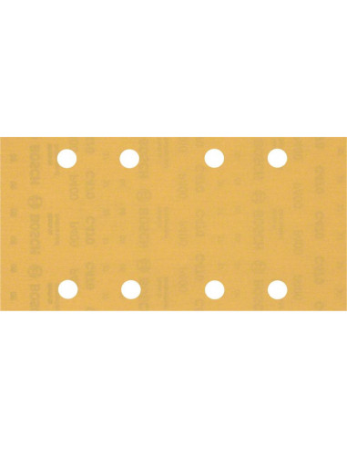 BOSCH EXPERT 2608900859 Papel de lija EXPERT C470 con 8 orificios para lijadoras orbitales 93 x 186 mm, G 400 10 unidades