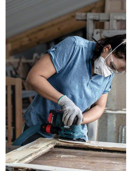 Papel de lija EXPERT C470 con 8 orificios para lijadoras orbitales 93 x 186 mm, G 400 10 unidades