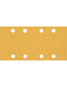 BOSCH EXPERT 2608900858 Papel de lija EXPERT C470 con 8 orificios para lijadoras orbitales 93 x 186 mm, G 240 10 unidades