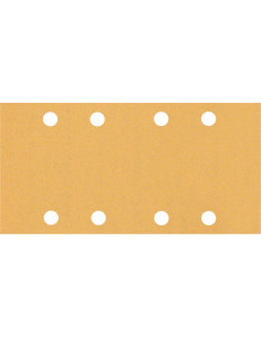 BOSCH EXPERT 2608900856 Papel de lija EXPERT C470 con 8 orificios para lijadoras orbitales 93 x 186 mm, G 120 10 unidades