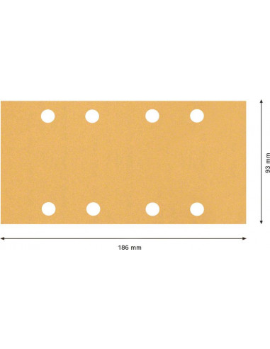 Papel de lija EXPERT C470 con 8 orificios para...