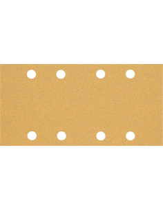BOSCH EXPERT 2608900854 Papel de lija EXPERT C470 con 8 orificios para lijadoras orbitales 93 x 186 mm, G 60 10 unidades