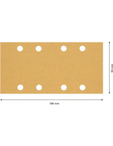 Papel de lija EXPERT C470 con 8 orificios para...