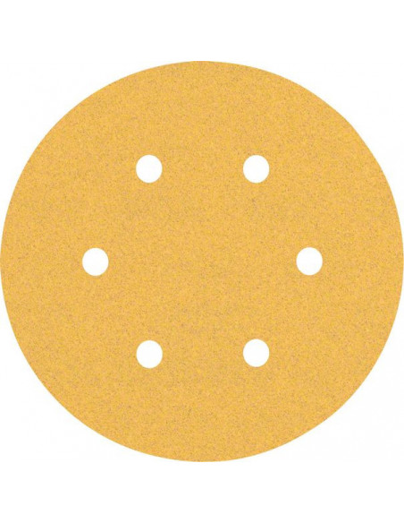 BOSCH EXPERT 2608900816 Papel de lija EXPERT C470 con 6 orificios para lijadoras excéntricas de 150 mm, G 100, 5 unidades
