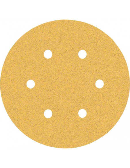 BOSCH EXPERT 2608900815 Papel de lija EXPERT C470 con 6 orificios para lijadoras excéntricas de 150 mm, G 80, 5 unidades