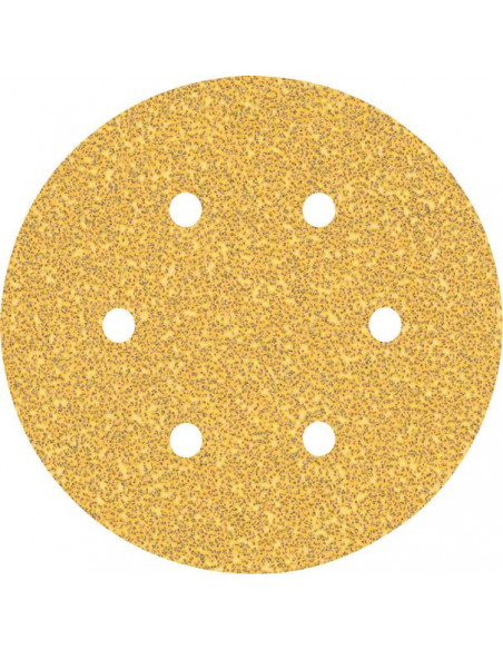 BOSCH EXPERT 2608900813 Papel de lija EXPERT C470 con 6 orificios para lijadoras excéntricas de 150 mm, G 40, 5 unidades