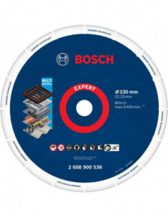BOSCH EXPERT 2608900536 Disco de corte EXPERT Diamond Metal Wheel de gran tamaño de 230 x 22,23 mm