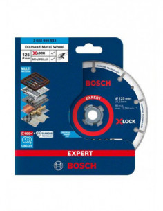 BOSCH EXPERT 2608900533 Disco de corte EXPERT Diamond Metal Wheel X-LOCK de 125 x 22,23 mm 2