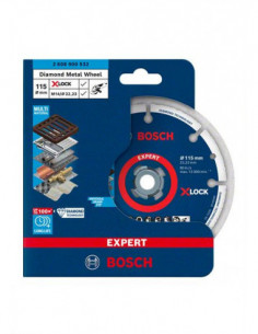 BOSCH EXPERT 2608900532 Disco de corte EXPERT Diamond Metal Wheel X-LOCK de 115 x 22,23 mm 2