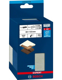 BOSCH EXPERT 2608901635 Malla de lija EXPERT M480 de doble densidad de 80x133 mm 2