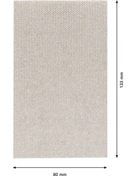 Malla de lija EXPERT M480 de 80 x 133 mm, G 80, 50 unidades