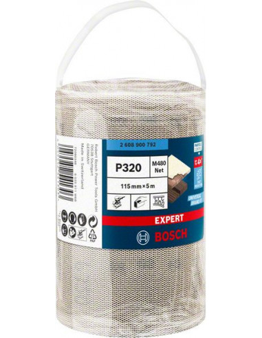 Rollo de malla de lija EXPERT M480 de 115 mm, 5...