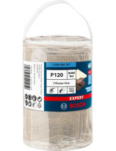 BOSCH EXPERT 2608900787 Rollo de malla de lija EXPERT M480 de 115 mm, 5 m, G 120 2