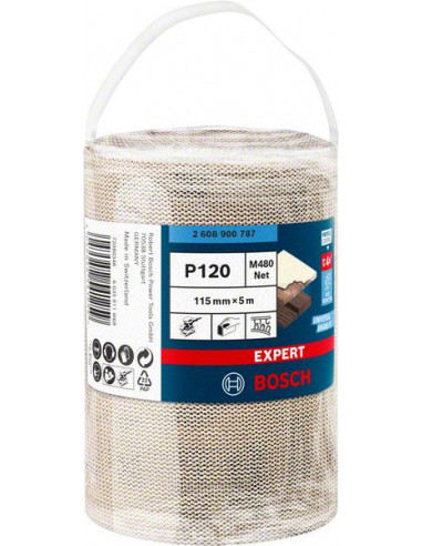 Rollo de malla de lija EXPERT M480 de 115 mm, 5...
