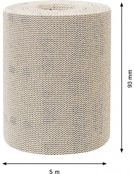 Rollo de malla de lija EXPERT M480 de 93 mm, 5 m, G 150
