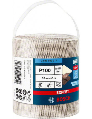 Rollo de malla de lija EXPERT M480 de 93 mm, 5...