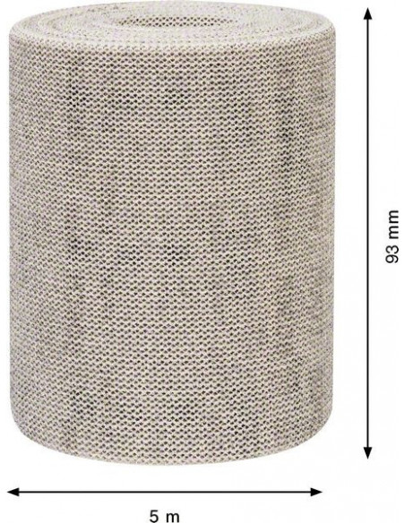 Rollo de malla de lija EXPERT M480 de 93 mm, 5 m, G 100