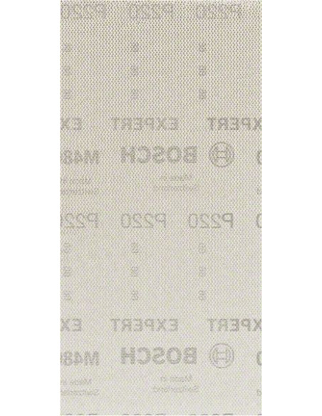 BOSCH EXPERT 2608900773 Malla de lija EXPERT M480 para lijadoras orbitales de 115 x 230 mm, G 220, 50 unidades