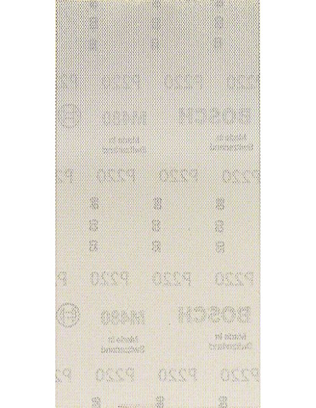 BOSCH EXPERT 2608900766 Malla de lija EXPERT M480 para lijadoras orbitales de 115 x 230 mm, G 220, 10 unidades BOSCH EXPERT 2608900766 Malla de lija EXPERT M480 para lijadoras orbitales de 115 x 230 mm, G 220, 10 unidades