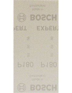 BOSCH EXPERT 2608900756 Malla de lija EXPERT M480 para lijadoras orbitales de 93 x 186 mm, G 180, 50 unidades