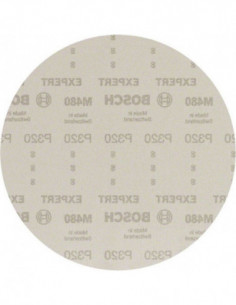 BOSCH EXPERT 2608900714 Malla de lija EXPERT M480 para lijadoras de cartón-yeso de 225 mm, G 320, 25 unidades