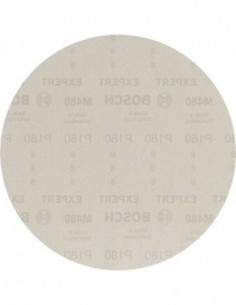 BOSCH EXPERT 2608900711 Malla de lija EXPERT M480 para lijadoras de cartón-yeso de 225 mm, G 180, 25 unidades