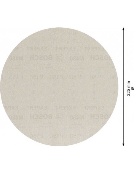Malla de lija EXPERT M480 para lijadoras de cartón-yeso de 225 mm, G 150, 25 unidades