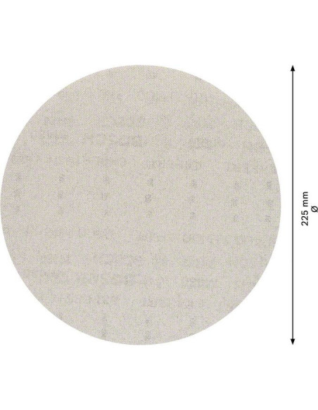 Malla de lija EXPERT M480 para lijadoras de cartón-yeso de 225 mm, G 80, 25 unidades