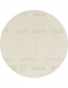 BOSCH EXPERT 2608900706 Malla de lija EXPERT M480 para lijadoras excéntricas de 150 mm, G 400, 50 unidades