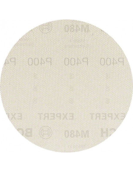BOSCH EXPERT 2608900706 Malla de lija EXPERT M480 para lijadoras excéntricas de 150 mm, G 400, 50 unidades