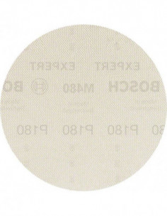 BOSCH EXPERT 2608900702 Malla de lija EXPERT M480 para lijadoras excéntricas de 150 mm, G 180, 50 unidades