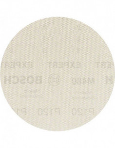 BOSCH EXPERT 2608900700 Malla de lija EXPERT M480 para lijadoras excéntricas de 150 mm, G 120, 50 unidades