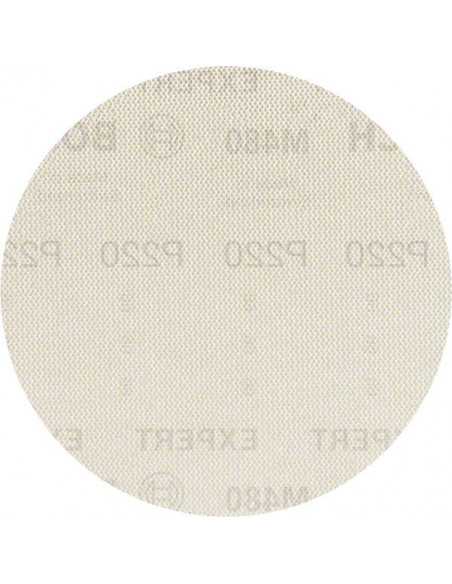 BOSCH EXPERT 2608900694 Malla de lija EXPERT M480 para lijadoras excéntricas de 150 mm, G 220, 5 unidades BOSCH EXPERT 2608900694 Malla de lija EXPERT M480 para lijadoras excéntricas de 150 mm, G 220, 5 unidades