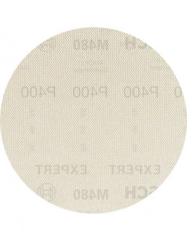 BOSCH EXPERT 2608900688 Malla de lija EXPERT M480 para lijadoras excéntricas de 125 mm, G 400, 50 unidades
