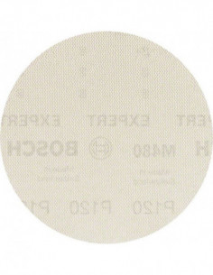 BOSCH EXPERT 2608900682 Malla de lija EXPERT M480 para lijadoras excéntricas de 125 mm, G 120, 50 unidades