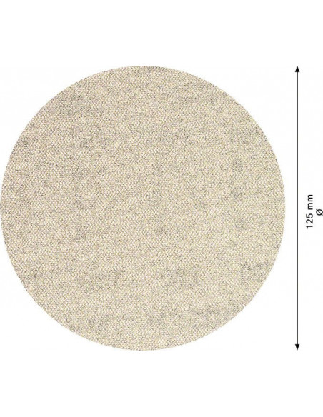 Malla de lija EXPERT M480 para lijadoras excéntricas de 125 mm, G 80, 50 unidades