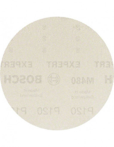 BOSCH EXPERT 2608900673 Malla de lija EXPERT M480 para lijadoras excéntricas de 125 mm, G 120, 5 unidades