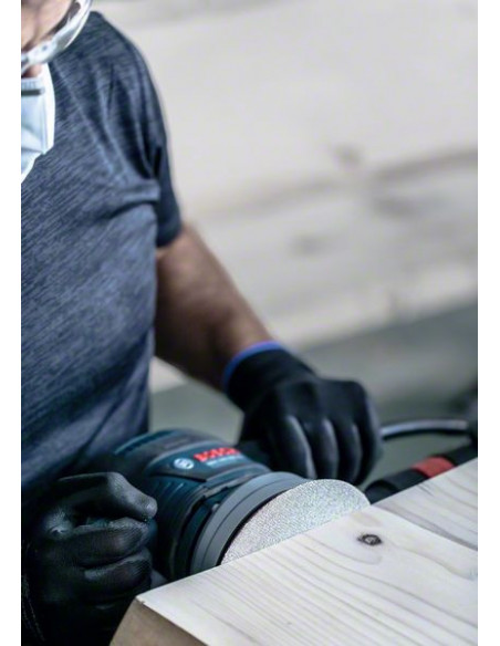 Malla de lija EXPERT M480 para lijadoras excéntricas de 125 mm, G 120, 5 unidades