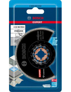 BOSCH EXPERT 2608900034 Hoja de multiherramienta para lechada EXPERT Grout Segment Blade ACZ 85 RD4 de 85 mm 2