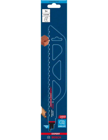 Hoja de sierra sable EXPERT 'Hollow Brick' S 1243 HM, 1 unidad