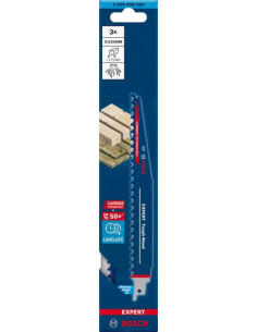 BOSCH EXPERT 2608900404 Hoja de sierra sable EXPERT 'Tough Wood' S 1142 KHM, 3 unidades 2
