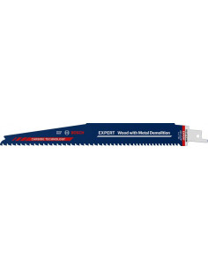 BOSCH EXPERT 2608900398 Hoja de sierra sable EXPERT 'Wood with Metal Demolition' S 1167 XHM, 1 unidad